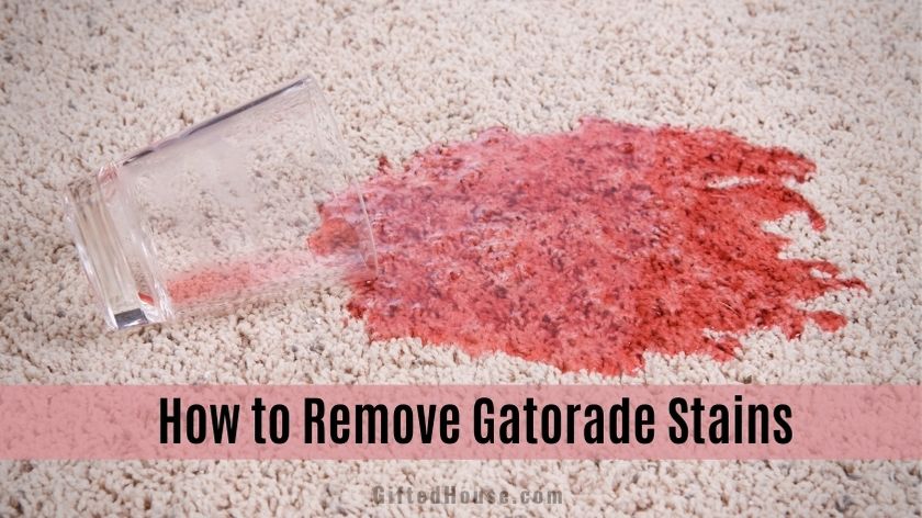 How to Remove Gatorade from carpet